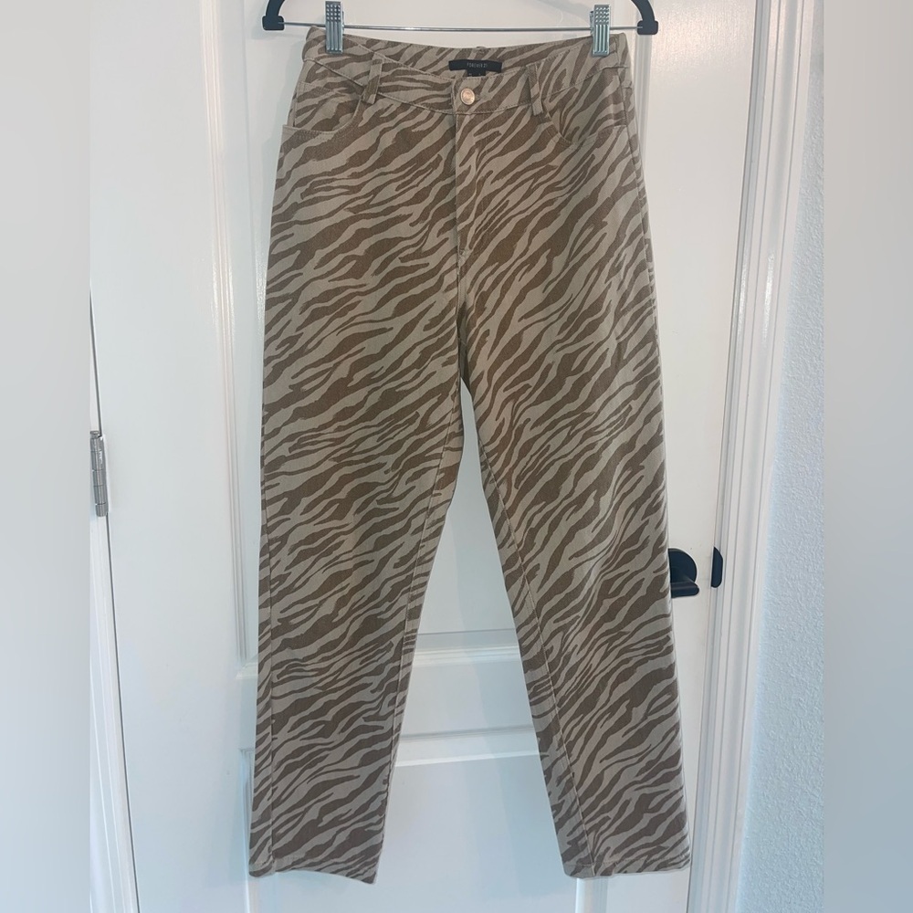 Vintage Y2K Forever 21 Animal Print pants / jeans Size S